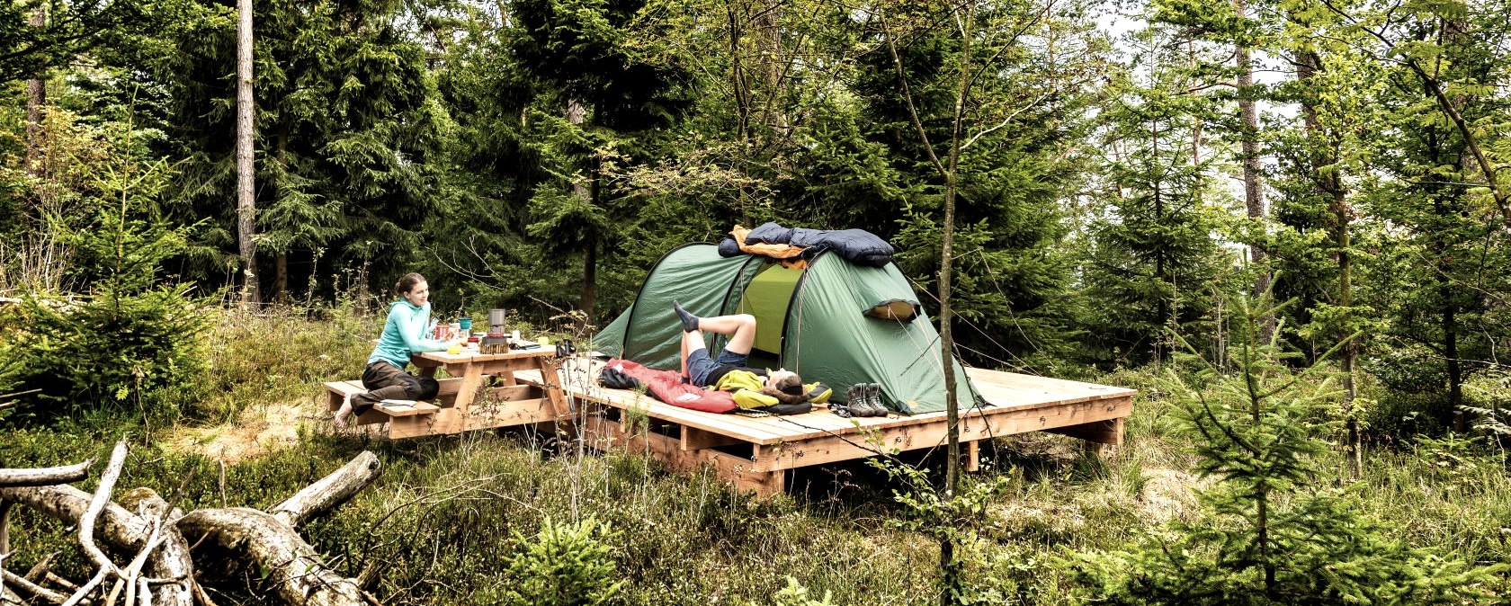 Trekkingplatz Eifel mitten in der Natur bei Dahlem, © Naturpark Nordeifel, N. Noell