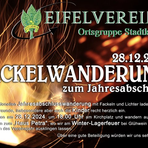 fackelwanderung-2024., © Eifelverein Ortsgruppe Stadtkyll