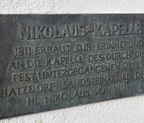 Historientafel an der Kapelle, © Tourist-Information Wittlich Stadt & Land