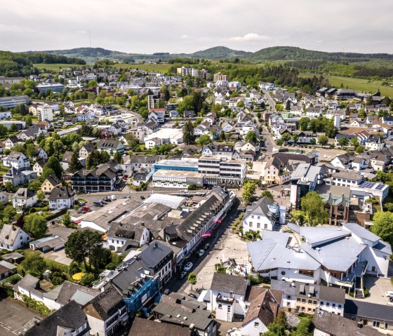 Blick vom Burgberg auf Daun, © GesundLand Vulkaneifel/D. Ketz