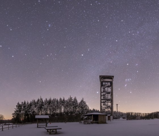 Sternenhimmel Weißer Stein