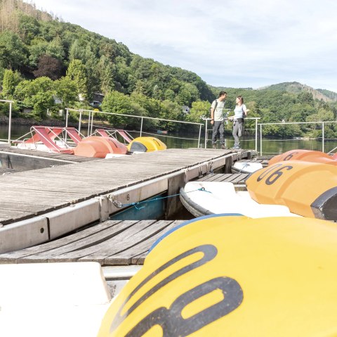 Tretbootverleih Staubecken Heimbach, © Eifel-Tourismus GmbH, AR, shapefruit AG