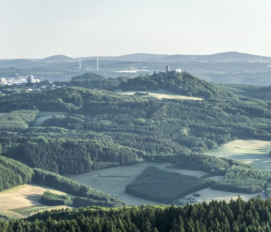 Aussicht vom Kaiser-Wilhelm-Turm auf der Hohen Acht _Eifel, © Kappest