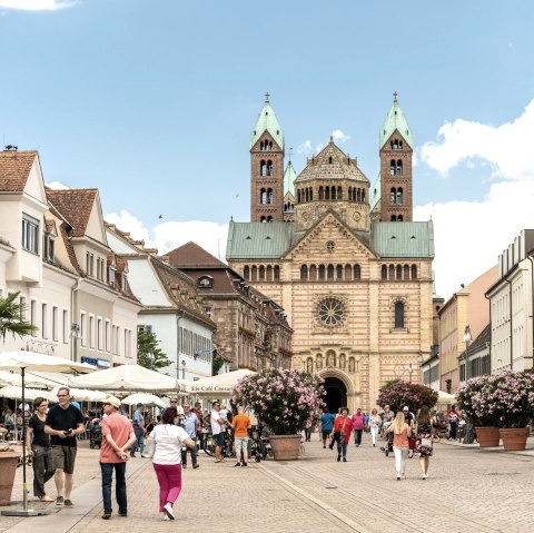 Speyer Fußgängerzone, © 2020_Speyer_Fussgängerzone_quer_web_Dominik_Ketz@StadtSpeyer