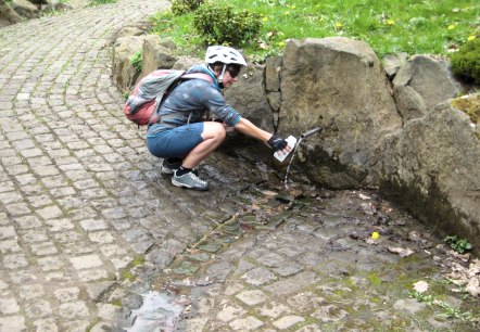 Radfahrer am Fischbachdrees, © Touristik GmbH Gerolsteiner Land, Ute Klinkhammer