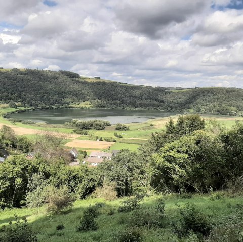 Le Meerfelder Maar vu d'en haut, © GesundLand Vulkaneifel GmbH