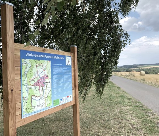 Tafel Aktiv Gesund Parcours, © GesundLand Vulkaneifel