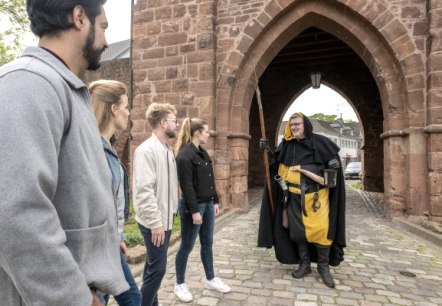 Begrüßung des Nachtwächters