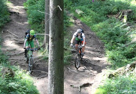 mountainbike-in-der-hocheifellschanze-communication-tourist-information-hocheifel-nuerburgring, © TI Hocheifel Nürburgring©SchanzeCommunication