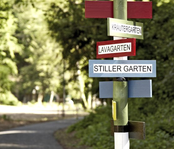 LTP Hinweischilder der Gärten, © GesundLand Vulkaneifel/M. Rothbrust