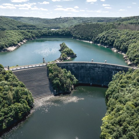 Blick auf die Urftstaumauer, © Eifel Tourismus GmbH, Dennis Stratmann