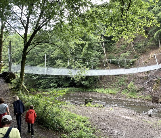 Wanderung im Liesertal über die Wäschebachbrücke, © GesundLand Vulkaneifel GmbH