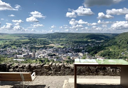 Aussicht auf Echternach von der Liboriuskapelle, © Felsenland Südeifel Tourismus GmbH