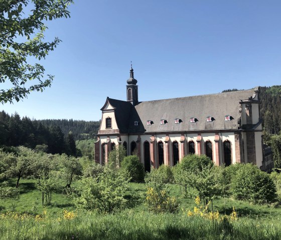 Borne de recharge au point de départ de l'abbaye de Himmerod, © GesundLand Vulkaneifel GmbH