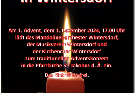 Adventskonzert, © Mandolinenorchester Wintersdorf, Musikverein Wintersdorf, Kirchenchor Wintersdorf