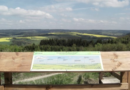 Eifelblick Katzenkopf Blick zur Schneifel und BE, © Tourist-Information Prümer Land