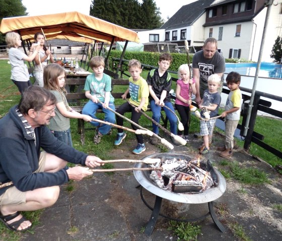 gemeinsames Grillen