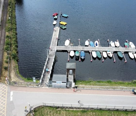 Location de pédalos Bassin de retenue d'Obermaubach, © Tim's Beach Zülpich GmbH