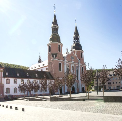 Blick  auf St. Salvator Basilika, Prüm, © TI Prümer Land