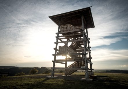 Aussichtsturm Landesblick Meerfelder Maar, © Eifel Tourismus GmbH, Dominik Ketz