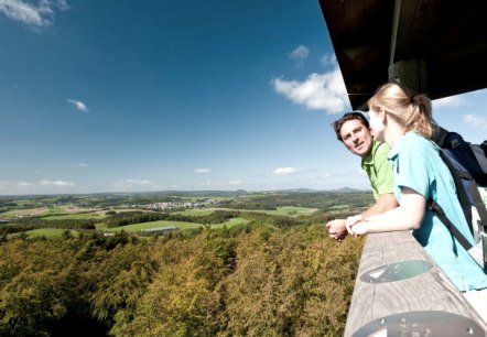 Aussichtspunkt Vulcano Infoplatform Steineberg, © Eifel Tourismus GmbH/D. Ketz