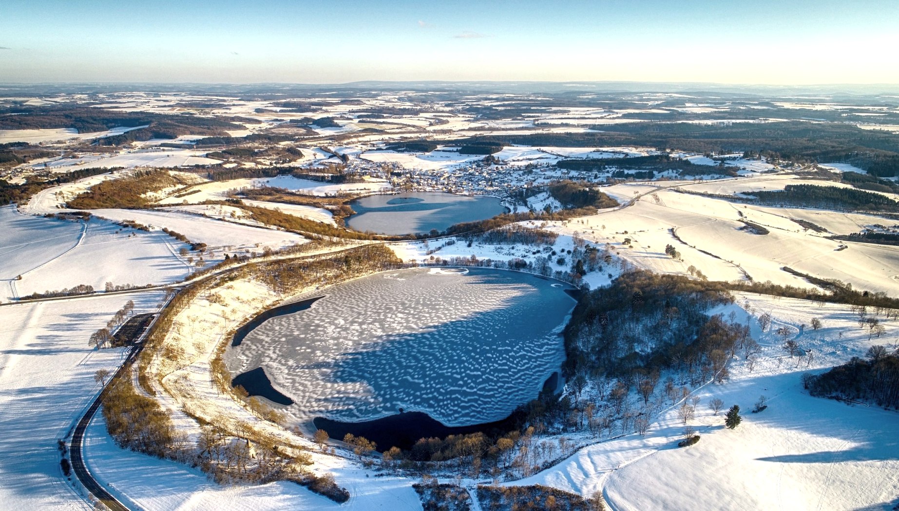 Maare der Eifel im Winter, © Eifel Tourismus GmbH