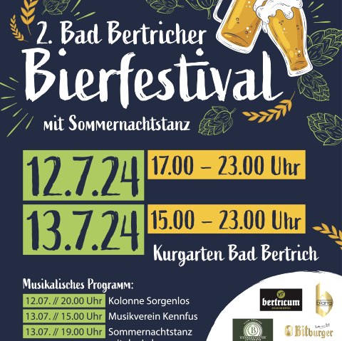 Plakat Bierfestival 24, © GesundLand Vulkaneifel GmbH