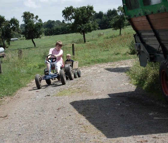 Berg-Gokarts Bauernhofurlaub aktiv