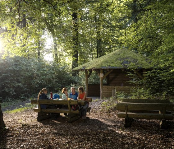 Mosdachhütte Traumpfädchen Mendiger Römerreich, © Kappest