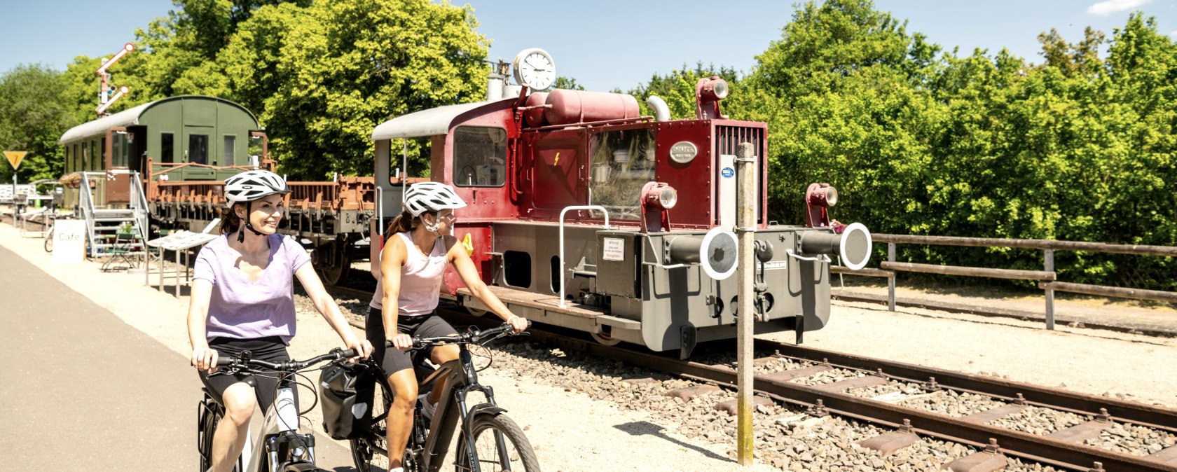 Eisenbahnmuseum in Pronsfeld am Eifel-Ardennen-Radweg, © Eifel Tourismus GmbH, Dominik Ketz