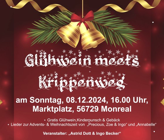 Plakat Glühwein meets Krippenweg 2024, © Ingo Becker