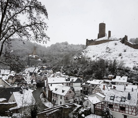 Blick von der Nierstraße über den Ortskern