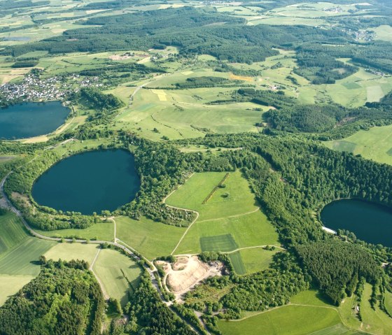 Dauner Maare von oben, © GesundLand Vulkaneifel/D. Ketz