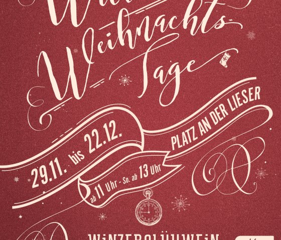 Wittlicher Weihnachtstage Plakat, © ©Kulturamt Stadt Wittlich