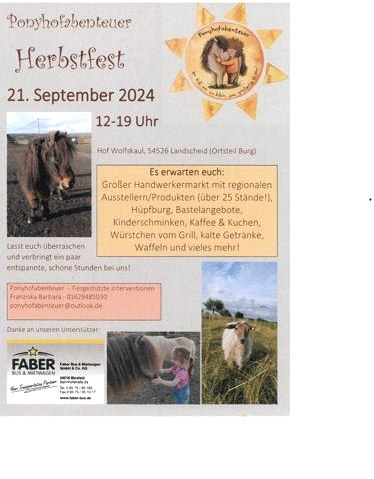 Ponyhofabenteur Herbstfest