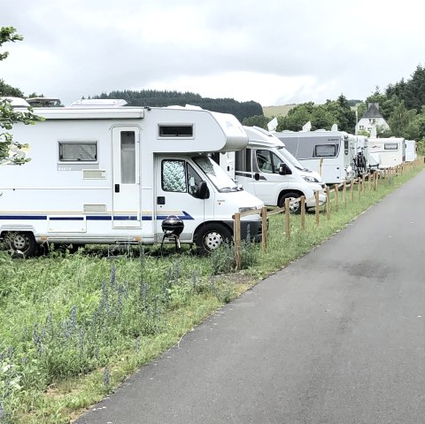 Emplacement Parc pour camping-cars sur la piste cyclable, © GesundLand Vulkaneifel GmbH