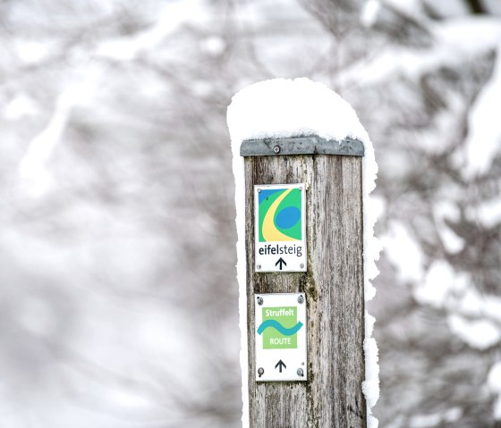 Struffelt-Logo im Schnee, © Eifel Tourismus GmbH, Dominik Ketz