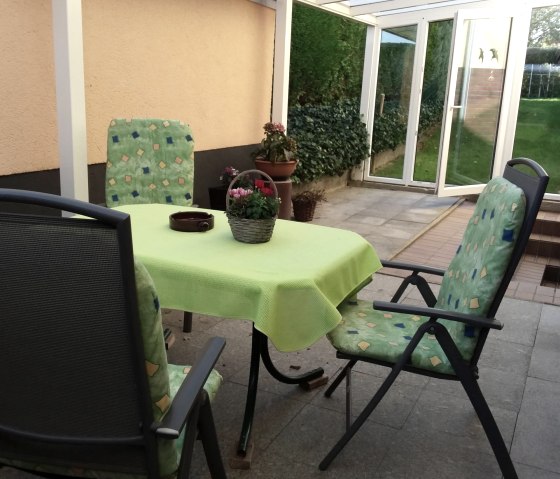 Überdachte Terrasse, © Ferienwohnung Irma Johann