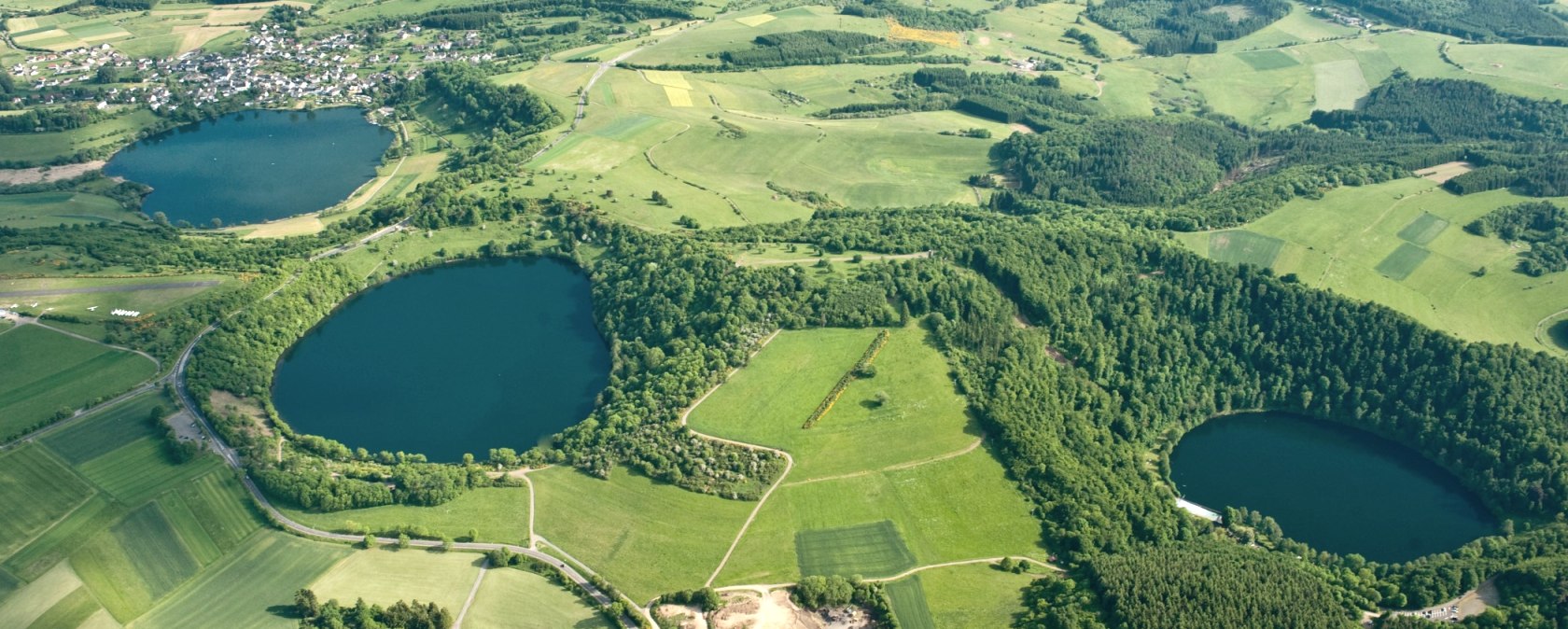 Maare Eifel: Die drei Dauner Maare, © GesundLand Vulkaneifel - D. Ketz