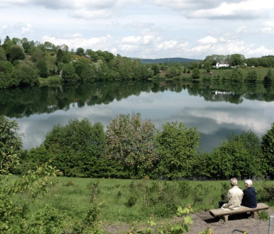 Blick aufs Weinfelder Maar