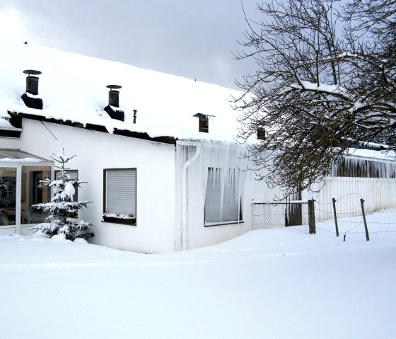 Haus im Winter