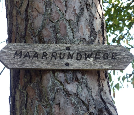 Gemündener Maar Wanderwegzeiger, © GesundLand Vulkaneifel GmbH