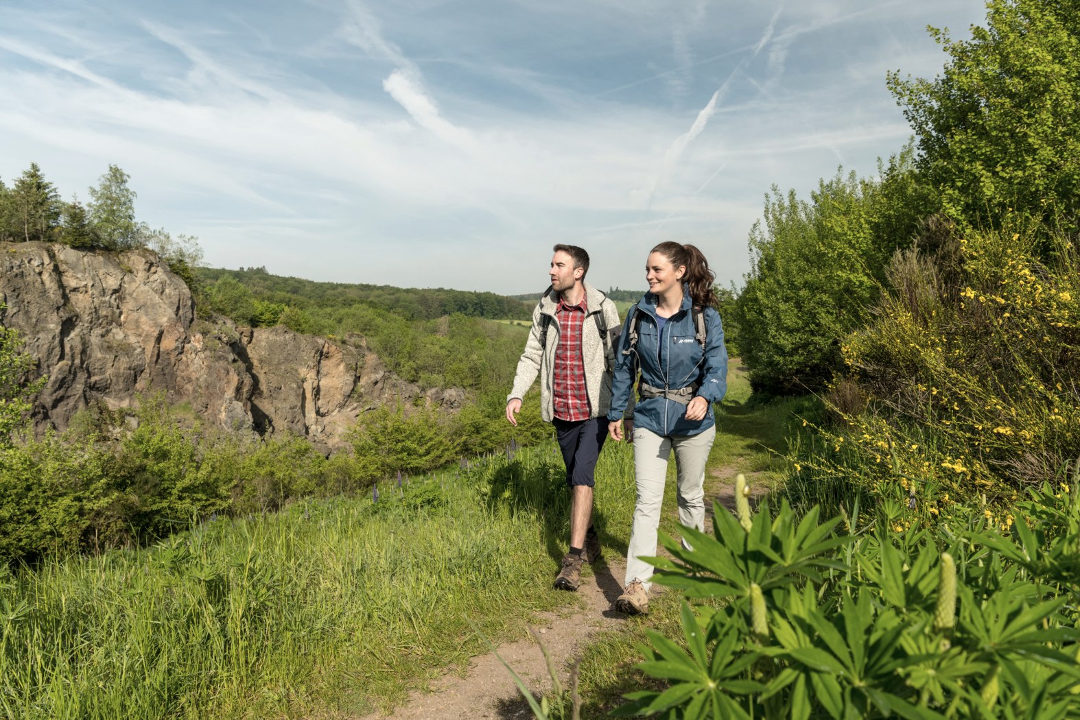 Wandern im Vulkangarten Steffeln, © Eifel Tourismus GmbH, Dominik Ketz