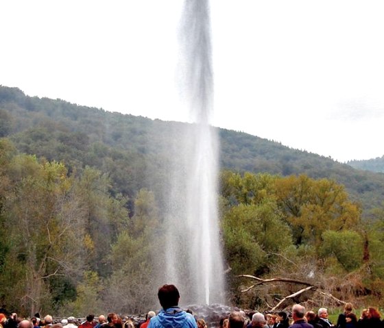 World's highest cold water geyser in Andernach - distance 12 km, © A. Rüber