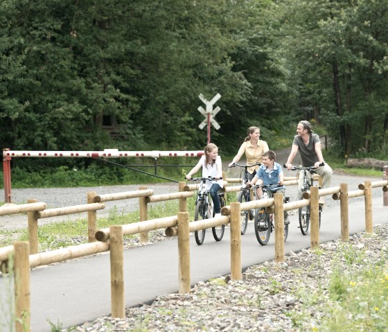 Radtour auf der Vennbahn bei Raeren, © vennbahn.eu