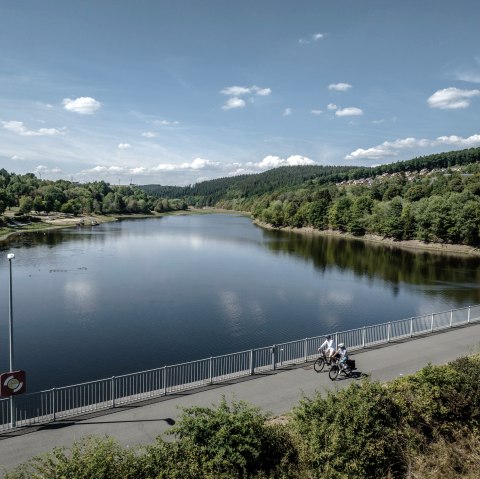 Blick auf den Kronenburger See, © Eifel Tourismus GmbH, Dennis Stratmann