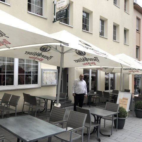 Restaurant Zagreb - Terrasse, © Tourist-Information Bitburger Land