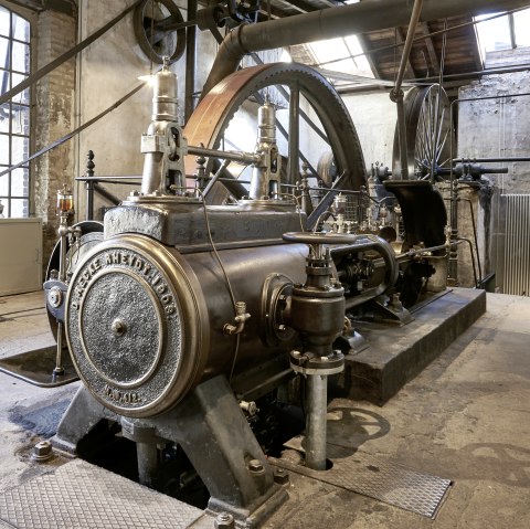 Dampfmaschine, © LVR-Industriemuseum, Foto: Willi Filz