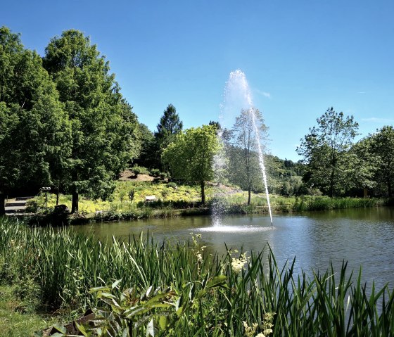 Kurpark Wasserfontäne, © GesundLand Vulkaneifel