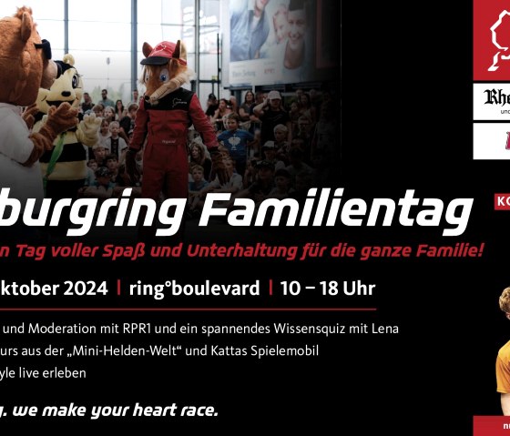 Plakat Familientag, © Nürburgring 1927 GmbH & Co KG